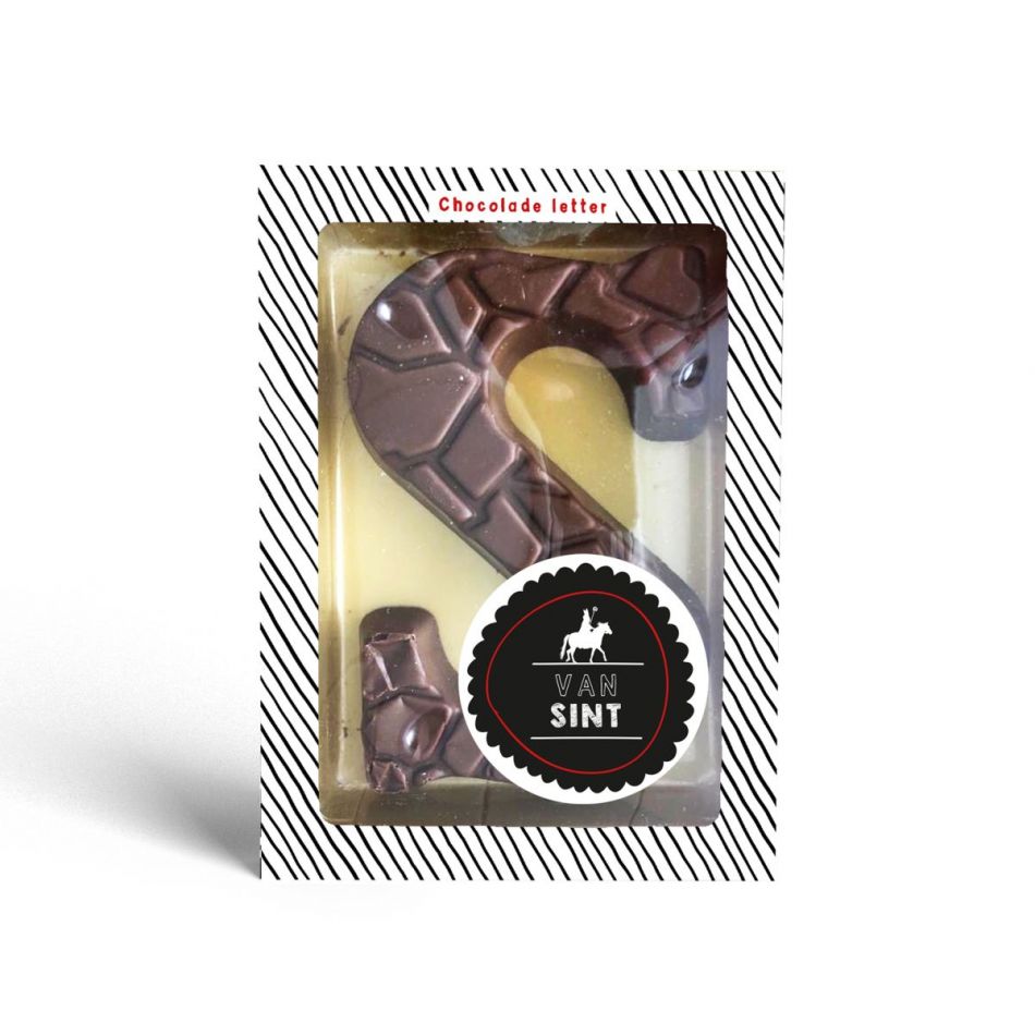 Sint letter S melkchocolade UTZ 135 gram